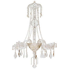 Antique Mid-19th c. Continental Crystal Chandelier