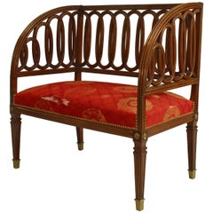 Superb Early 19th Century Russian Neoclassical Bench