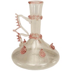 Antique 2 Italian Venetian Murano Glass Bud Vase
