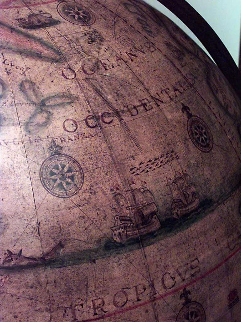 Unknown Monumental Italian Renaissance Style Mounted Globe