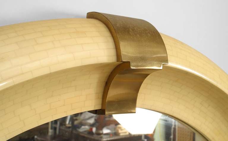Mid-20th Century Mid-Century Modern Round Wall Mirror