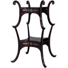 19th c. English Regency Rosewood And Brass Inlay End Table 10