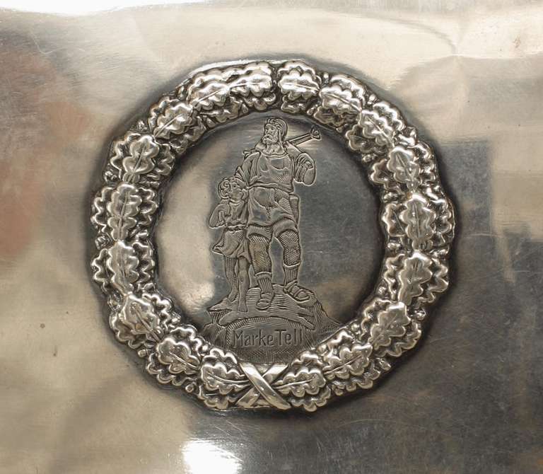 19th Century Continental German Neo-Classic Silver Box For Sale