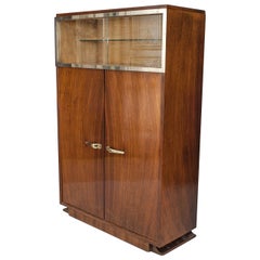 Vintage French Art Deco Dominique Rosewood Bar Cabinet