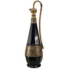 Antique Czech Art Deco Moser Crystal Perfume Bottle