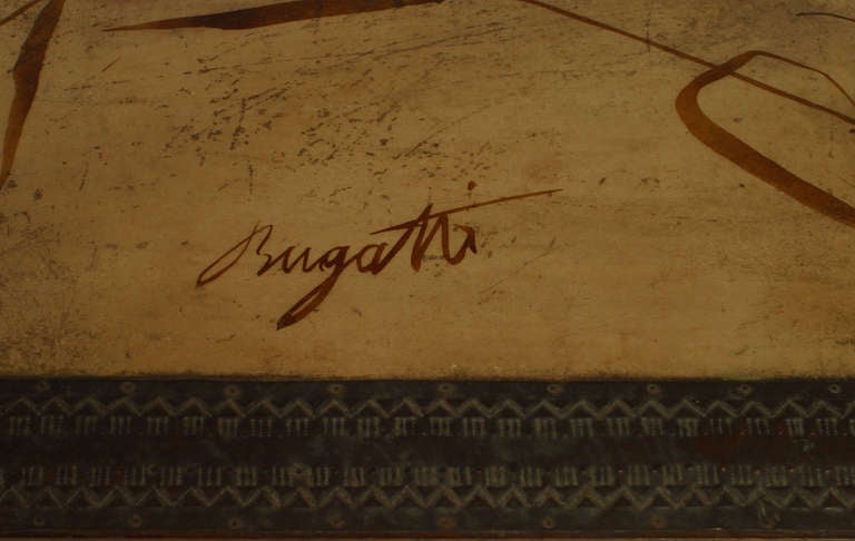 Museum Quality Cabinet Signed Bugatti 1