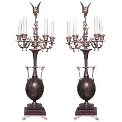 Pair of French Candelabra by H. Cahieux & F. Barbedienne, 1880