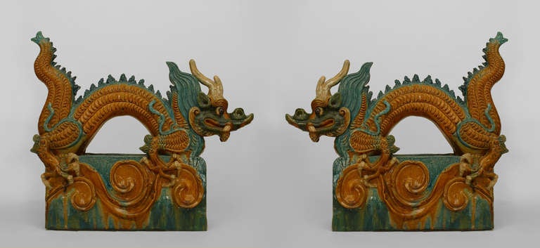 chinese roof tile figures