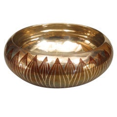 Tiffany & Co. Sterling Silver And Inlaid Copper Bowl