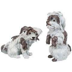 19th c. German Dog Sculpture by Meissen 3