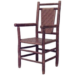 Rustic Old Hickory Arm Chair