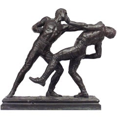 Pierre-Eugène-Emile Hébert Figura de bronce