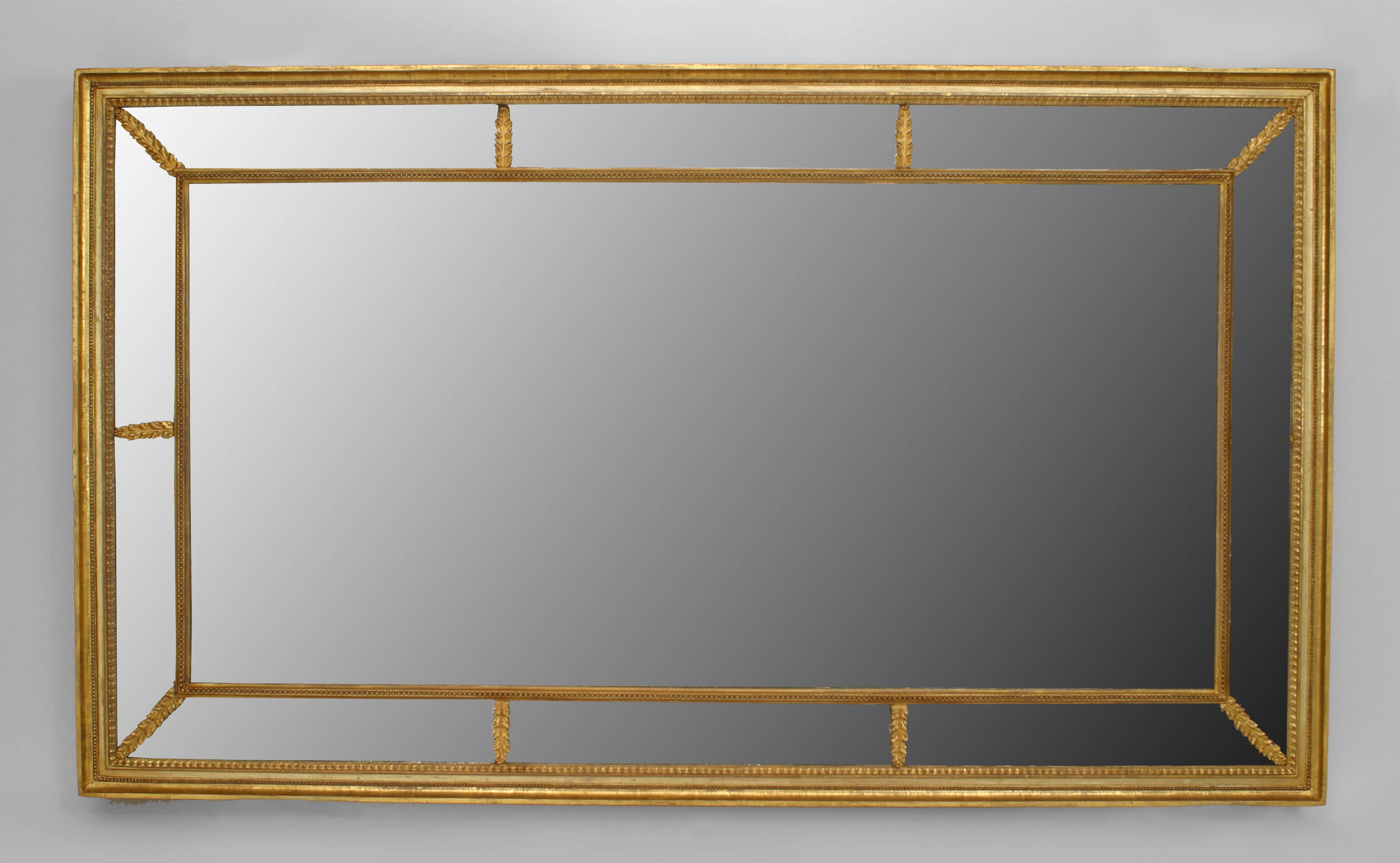 18th c. Georgian Gilt Rectangular Wall Mirror