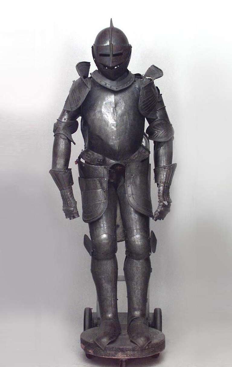 19th c. Medieval Style Suit Of Armor For Sale at 1stdibs