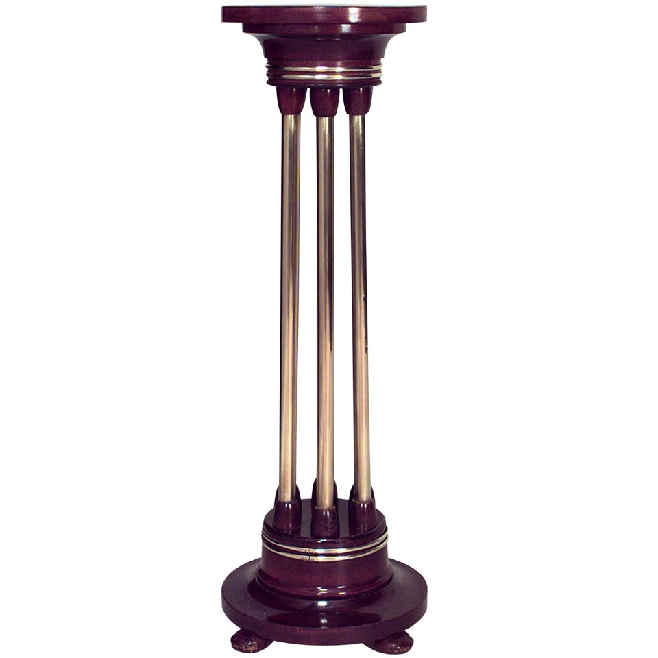 Bentwood Secessionist Brass Pedestals For Sale