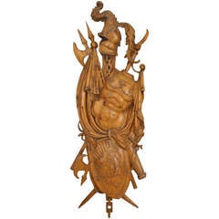 A Monumental Italian Neoclassic Triumphal Military Wall Plaque 4