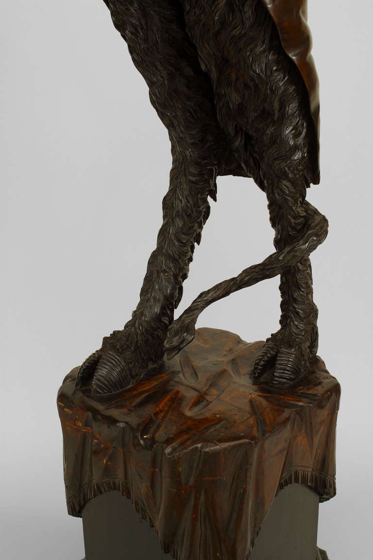 Pair of Renaissance Walnut Devil Figures In Excellent Condition For Sale In Queens, NY