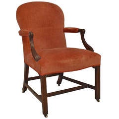Set Of 14 Georgian Upholstered Mahogany Chairs 8