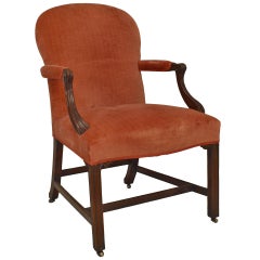 Set Of 14 Georgian Upholstered Mahogany Chairs