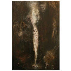 Abstract 1980 Painting By Ron Ehrlich Called "Untitled" 11