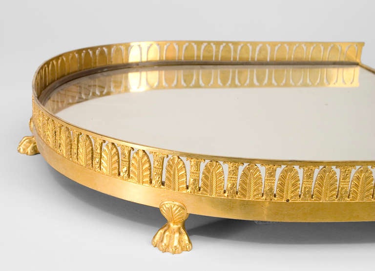 19th Century French Charles X Gilt Bronze Centerpiece For Sale