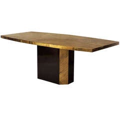 1970's George Mathias Bronze and Resin Dining Table