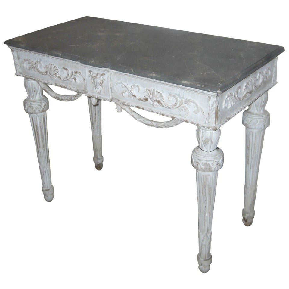 19th c. Italian Neoclassic Console Table