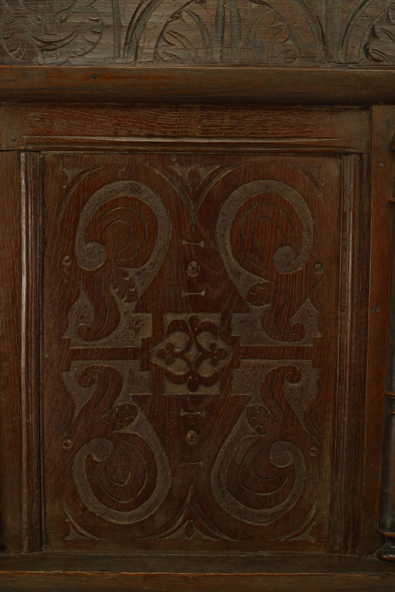 antique walnut bed