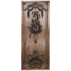 Important Set of 32 19th Century French Oak Paneled Walls with Carved Reliefs 6