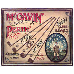 sign 20th century painted country mcgavin perth scottish tole 19th want