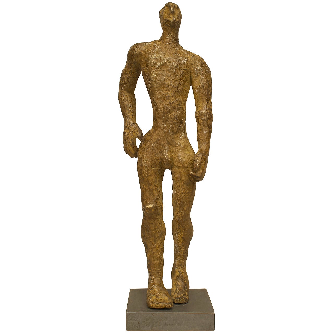 American Post-Modern Bronze Figure Sculpture