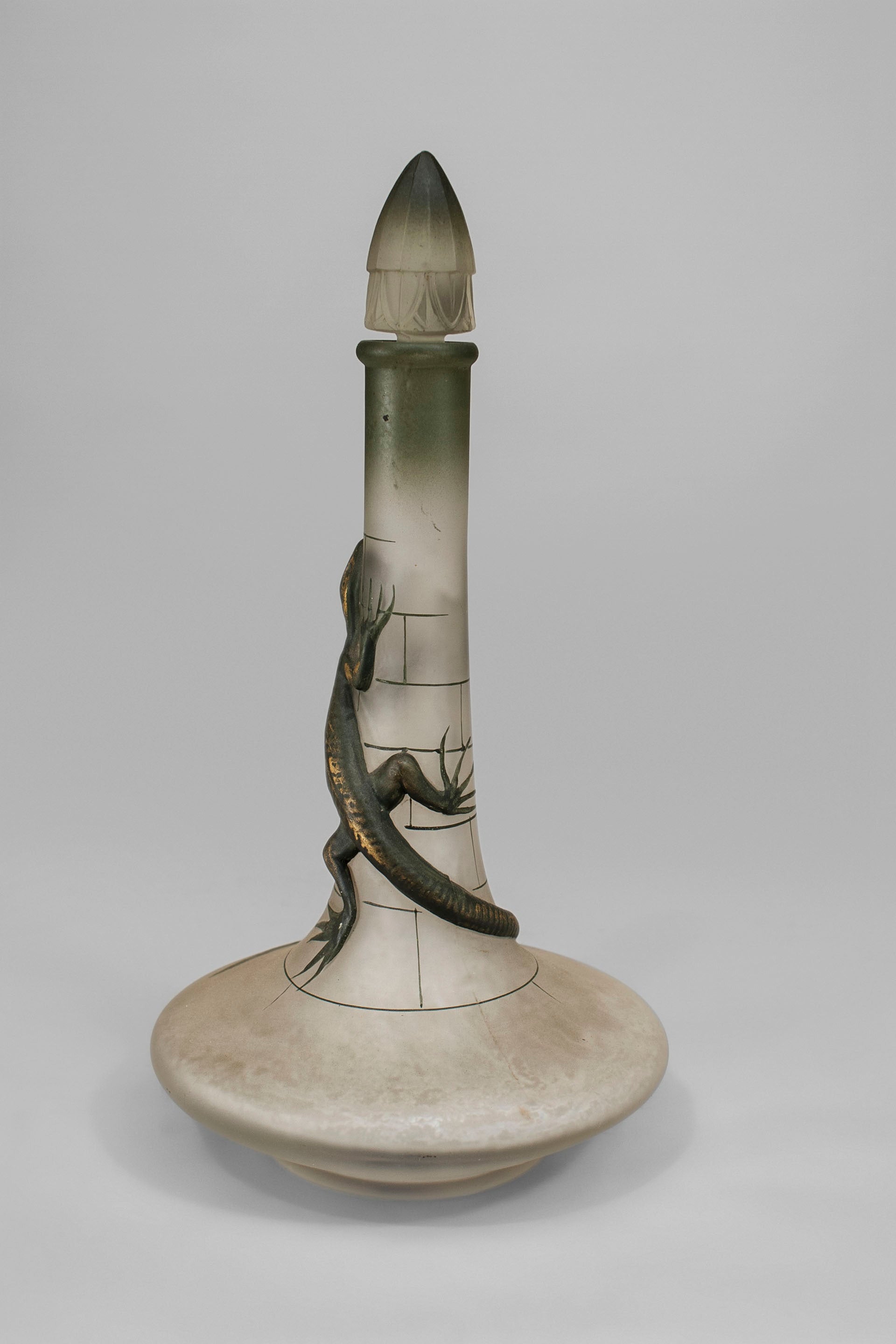 French Art Nouveau Perfume Bottle for "Au Soleil" by Lubin
