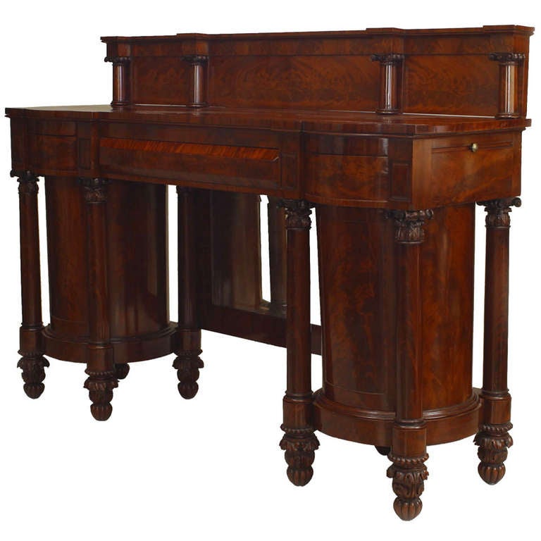 Unusual 18th C American Sideboard By Duncan Phyfe For Sale At