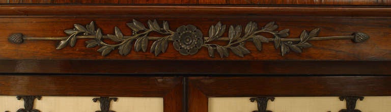 A Fine English Regency Rosewood and Bronze Mounted Sideboard 4