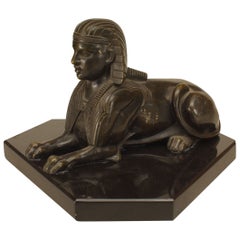 French Empire Bronze Sphinx