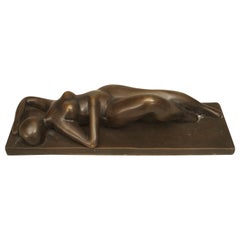 Post-War Bronze Female Sculpture