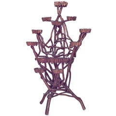 19th C. Rustic Plant Stand 2
