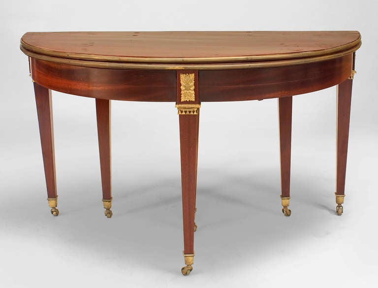 French Louis XVI-style (Mid-19th Century) mahogany 