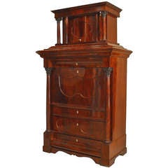 German Biedermeier Secretary Cabinet, circa 1820 8