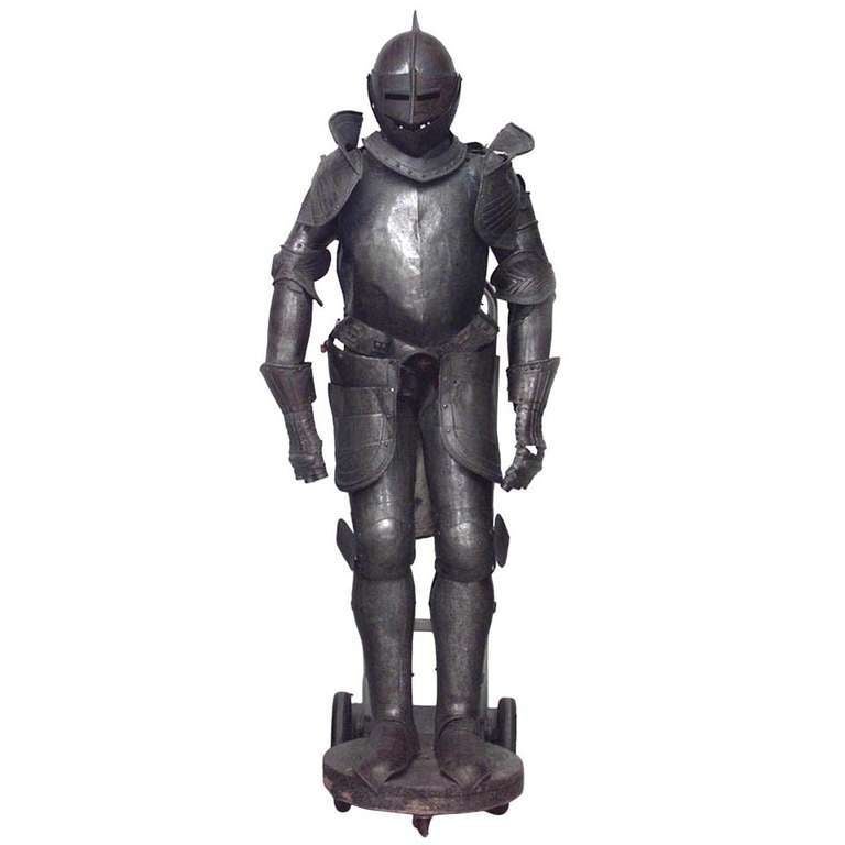19th c. Medieval Style Suit Of Armor For Sale at 1stdibs