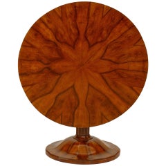 Austrian Biedermeier Book Matched Center Table, c. 1830