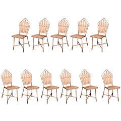 11 Outdoor Art Deco Side Chairs 3