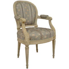 Set of 12 Louis XVI Upholstered Dining Room Chairs