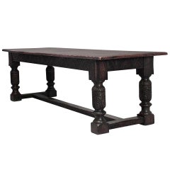 Italian Renaissance Style Oak Refectory Table