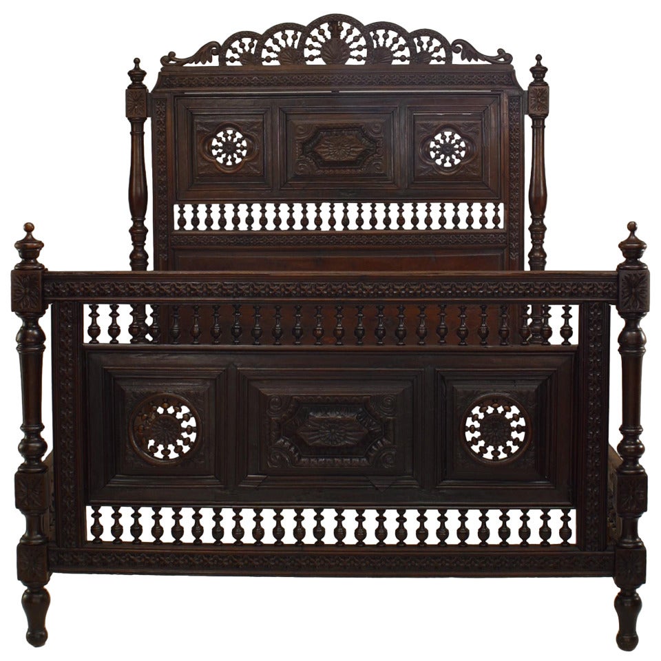 French Provincial Bed Queen 11 For Sale on 1stDibs french