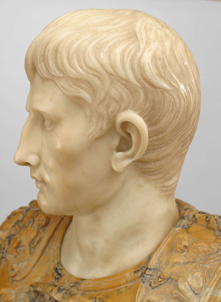 Italian Neoclassic Augustus of Primaporta Bust 1