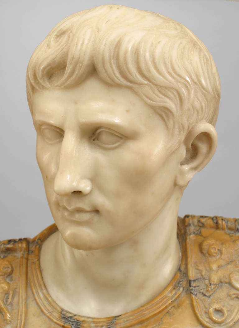 Italian Neoclassic Augustus of Primaporta Bust 3