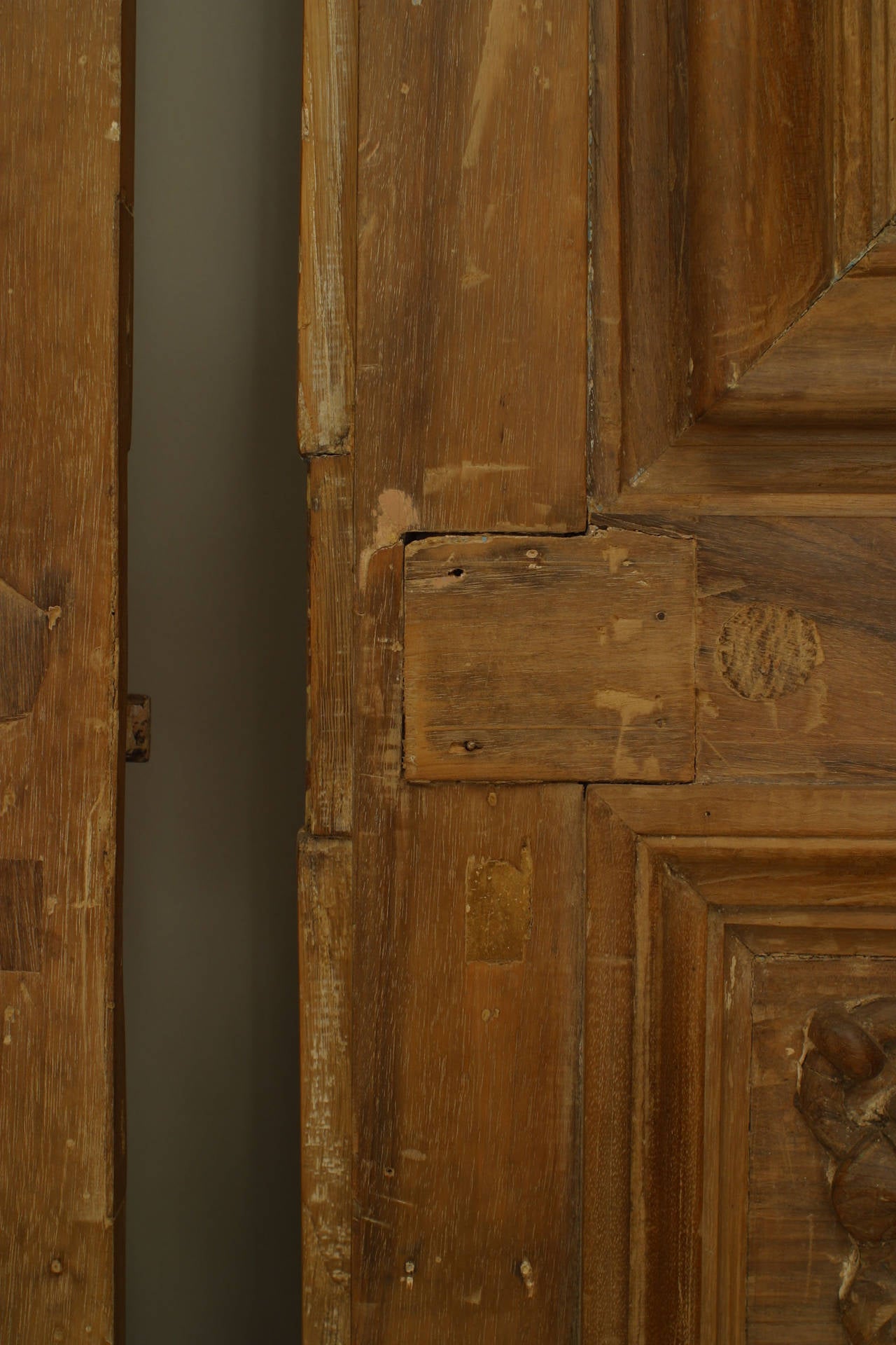 Pair of French Carved Wood Doors For Sale at 1stDibs french wood hinge door replacement