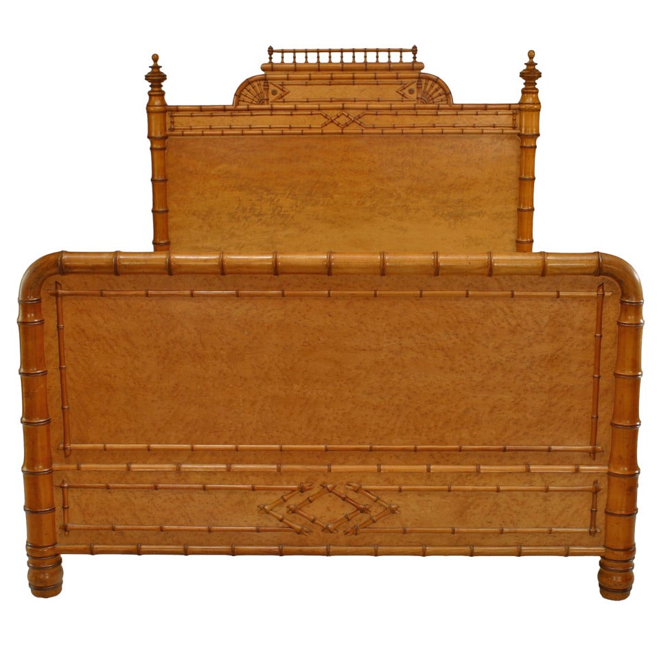 Amercian Victorian Maple Full Bed