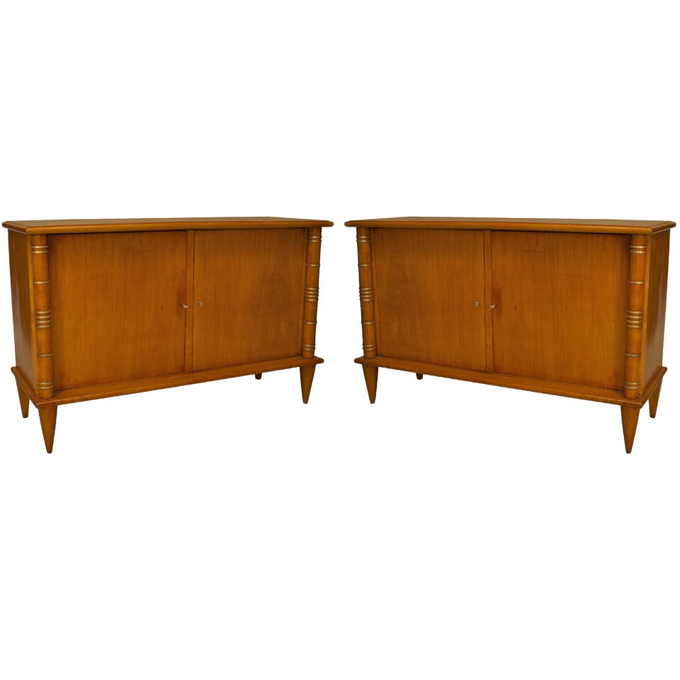 Pair of Commodes, Attrib. to Maurice and Leon Jallot